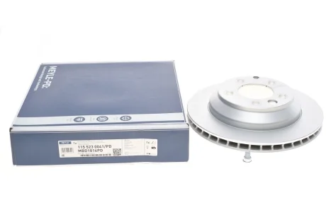 Диск тормозной (задний) Porsche Cayenne/VW Touareg 3.0-4.2 TDI 02- (330x28) PD MEYLE 115 523 0041/PD