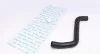 Патрубок системы охлаждения VW Golf II/ Jetta II 1.6-1.8/1.6TD -92 MEYLE 1191210060 (фото 1)