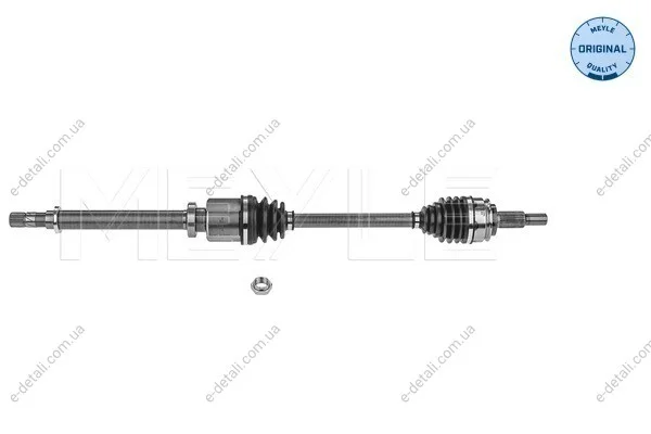 Полуось (передняя) Renault Kangoo 1.5 dCi/1.6 16V 08- (R) (27x26x920) MEYLE 16-14 498 0041 (фото 1)