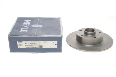 Диск тормозной (задний) Renault Megane 08- (260x8) (без подшипника) MEYLE 16-15 523 0024
