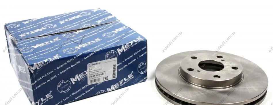Диск гальмівний (передній) Toyota Camry 2.2-3.0 91-06 (275x28) MEYLE 30-15 521 0031 (фото 1)