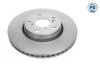 Диск тормозной (передний) Toyota Auris 06-15/Avensis 08-18 (295x26) (с покрытием) (вентилируемый) MEYLE 30-15 521 0119/PD (фото 1)