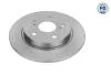 Диск тормозной (задний) Toyota Auris/ Corolla 06- (270x10) (полный) (с покрытием) MEYLE 30-15 523 0103/PD (фото 1)