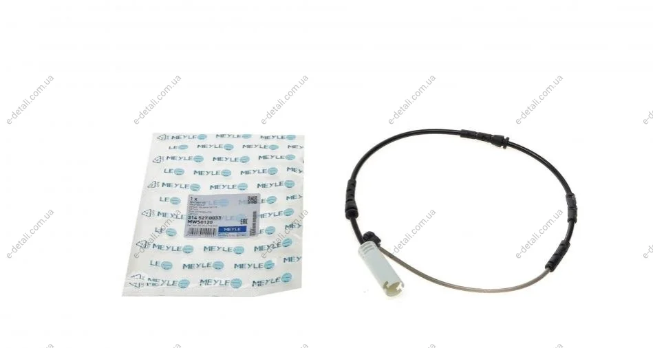 Датчик износа тормозных колодок (передних) BMW X1 (E84) 05-15 (L=675mm) MEYLE 314 527 0033 (фото 1)