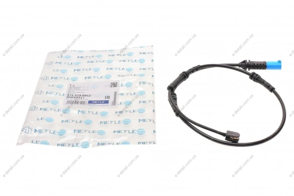 Датчик износа тормозных колодок (задних) BMW X3 (G01) 2.0-3.0 17- (L=737mm) MEYLE 314 527 0042 (фото 1)