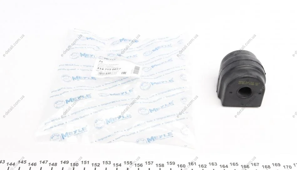 Втулка стабілізатора (заднього) BMW 3 (E90/92/93)/X1 (E84) 1.6-3.0D 05-15 (d=14mm) MEYLE 314 715 0017 (фото 1)