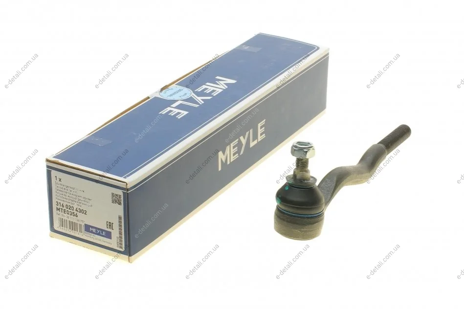 Наконечник тяги рулевой BMW 3 (E30)/Z1 82-94 MEYLE 316 020 4302 (фото 1)