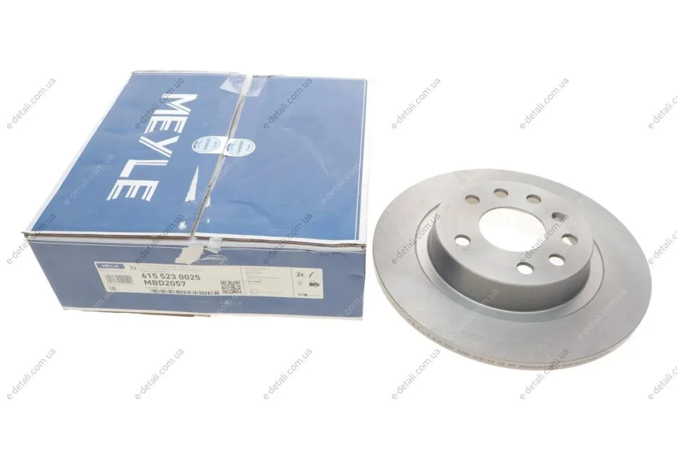 Диск тормозной (задний) Opel Signum/Vectra C 02- (278х12) MEYLE 615 523 0025 (фото 1)