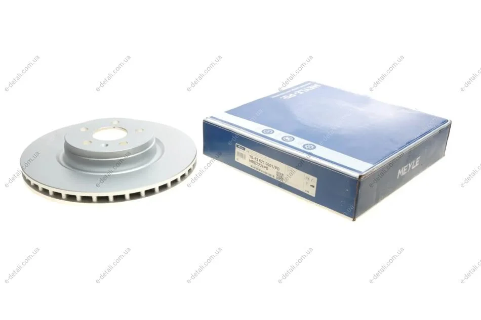 Диск тормозной (передний) Tesla Model S/X 16- (355х32) MEYLE 70-83 521 0001/PD (фото 1)