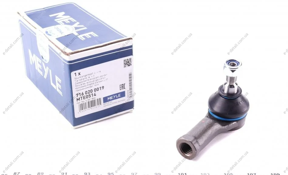 Наконечник тяги рулевой Ford Connect 02- MEYLE 716 020 0019 (фото 1)