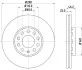 Диск тормозной MINTEX MDC768C (фото 1)