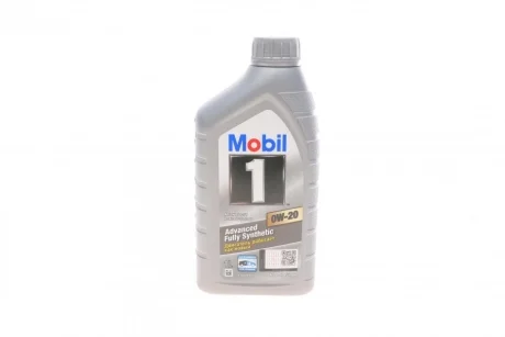Масло моторное 1 0W20/1л MOBIL 152560