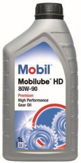 Трансмиссионное масло Mobilube HD GL-5 80W-90 1 л MOBIL 152661