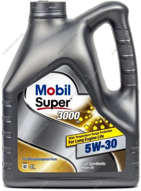 Масло моторное Mobil Super 3000 XE 5W-30 (4 л) MOBIL 153018 (фото 1)