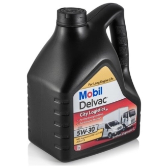 Олива моторна Delvac City Log M 5W-30, 4л. MOBIL 153904