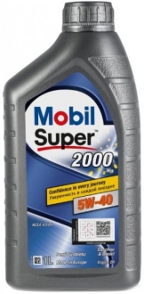 Олива моторна Super 2000 X3 5W-40, 1л. MOBIL 155338