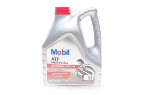 Олива трансмісійна ATF Mobil ATF Multi-Vehicle, 4л. MOBIL 156096