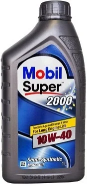 1л Super 2000 10W-40 напівсинтетика ACEA A3/B3, MB-Approval 229.1, VW501 01/505 00 MOBIL MOBIL4144 (фото 1)