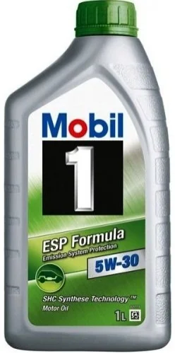 1л ESP 5W-30 синтетика ACEA C2, C3, API SM/CF, BMW Longlife-04, MB-Approval 229.31/229.51, VW504 00/507 00, Chrysler MS-11106, Peugeot/Citroen B71 2290/B71 2297 MOBIL MOBIL9252 (фото 1)