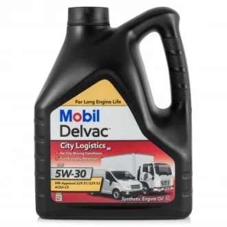 Олива моторна Mobil DELVAC CITY LOG M 5W-30, 4 л MOBIL MOBIL9275