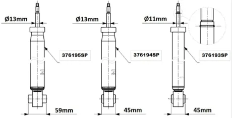 Амортизатор MONROE 376195SP