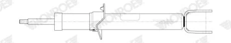 Амортизатор газомасляний MONROE 376274SP