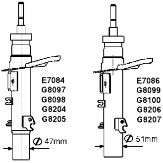 Амортизатор ORIGINAL MONROE G8097