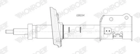 Амортизатор підвіски MONROE G8694