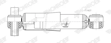Амортизатор підвіски MONROE T1407