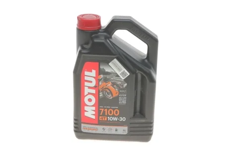 Масло 10W30 7100 4T (4L) MA2 100% Synthetic MOTUL 845441
