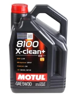 Олива 5W30 X-clean+ 8100 (5L) (LL-04/VW 504 00/507 00/MB 229.51/Porsche C30) (106377/102269) MOTUL 854751