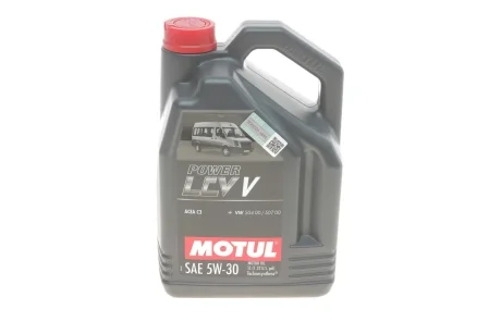 Олива 5W30 Power LCV V (5L) (ACEA C3/VW507.00/MB229.51) 109907 MOTUL 874251