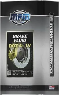 Гальм. Рідина DOT4+ LV 5л. MPM 20005LV