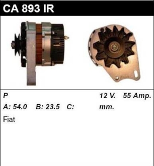 Генератор восстановлен Fiat Seicento 98-10 MSG CA893IR