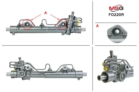Рульова рейка з ГПК відновлена Ford Ka 96-08 MSG FO220R