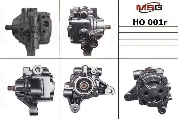 Насос ГПК відновлений Honda CR-V 07-12, Honda CR-V 01-07 MSG HO001R (фото 1)