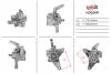 Насос ГУР відновлений Honda Accord CG/СH 98-02 MSG HO024R (фото 1)