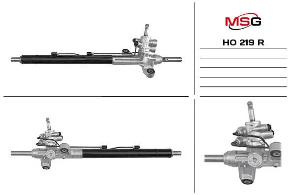 Рульова рейка з ГУР відновлена Honda Accord CL/CM 03-08 MSG HO219R (фото 1)