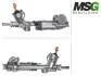 Рульова рейка з ЕУР відновлена Honda Accord CV 17- MSG HO419.NLF0.R (фото 1)