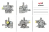 Насос ГПК відновлений Hyundai Sonata EF 98-04, Hyundai Santa FE 00-06, Kia Magentis 00-05 MSG HY005R (фото 1)