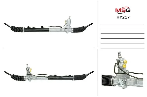Рульова рейка з ГПК нова Hyundai Santa FE 00-06, Hyundai Santa Fe 06-12 MSG HY217 (фото 1)