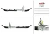 Рульова рейка з ГПК нова Hyundai Santa FE 00-06, Hyundai Santa Fe 06-12 MSG HY217 (фото 1)