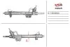 Рульова рейка з ГПК відновлена Nissan Pathfinder R51 04-14, Nissan Navara 05-15 MSG IN202R (фото 1)