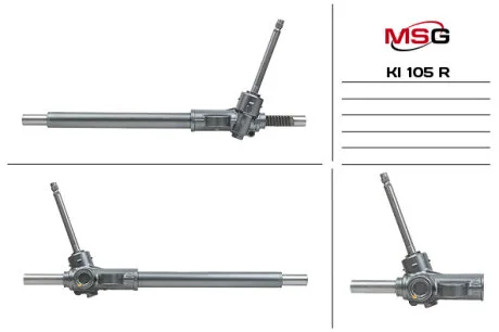 Рульова рейка без ГПК відновлена Hyundai ix20 10-19, Kia Venga 09-19 MSG KI105R