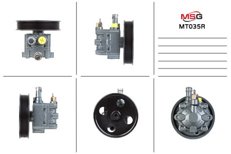 Насос ГУР відновлений Mitsubishi Galant 04-12 MSG MT035R