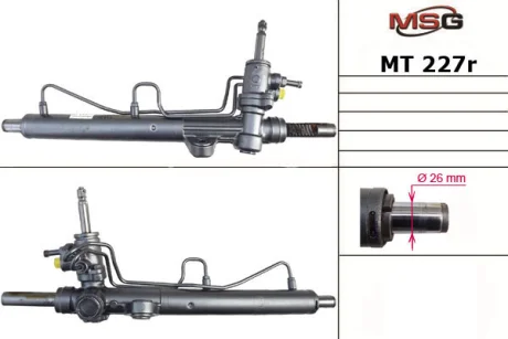 Рульова рейка з ГПК відновлена Mitsubishi Lancer IX 03-11 MSG MT227R