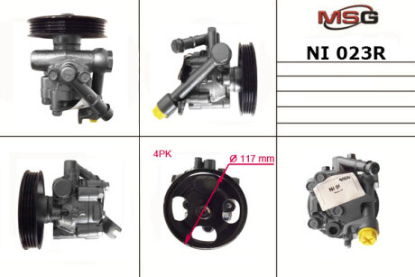 Насос ГПК відновлений Nissan Primera P11 96-02, Nissan Primera P10 90-96 MSG NI023R