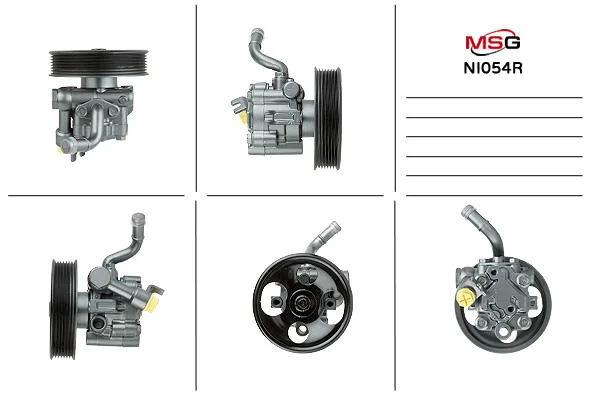 Насос ГУР відновлений Nissan Pathfinder R51 04-14 MSG NI054R (фото 1)