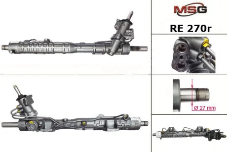 Рульова рейка з ГПК відновлена Renault Latitude 10-15 MSG RE270R