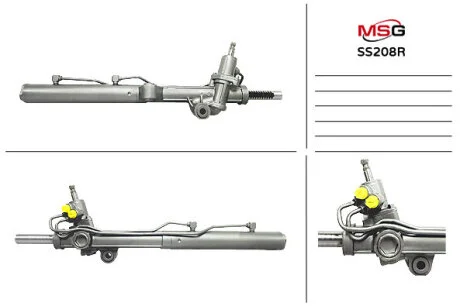 Рульова рейка з ГУР відновлена SsangYong Kyron 05-11 MSG SS208R